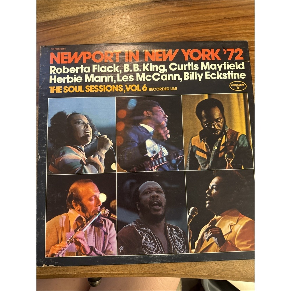 Newport In New York 72 Soul Sessions Vol 6 Roberta Flack B.B. King Vinyl LP